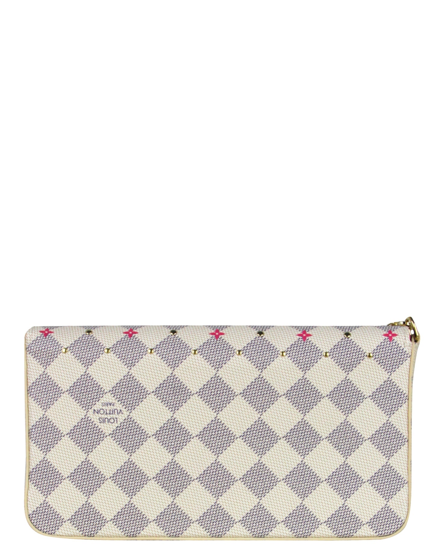 Louis Vuitton Damier Azur Studs Felicie Chain Wallet Crossbody Bag