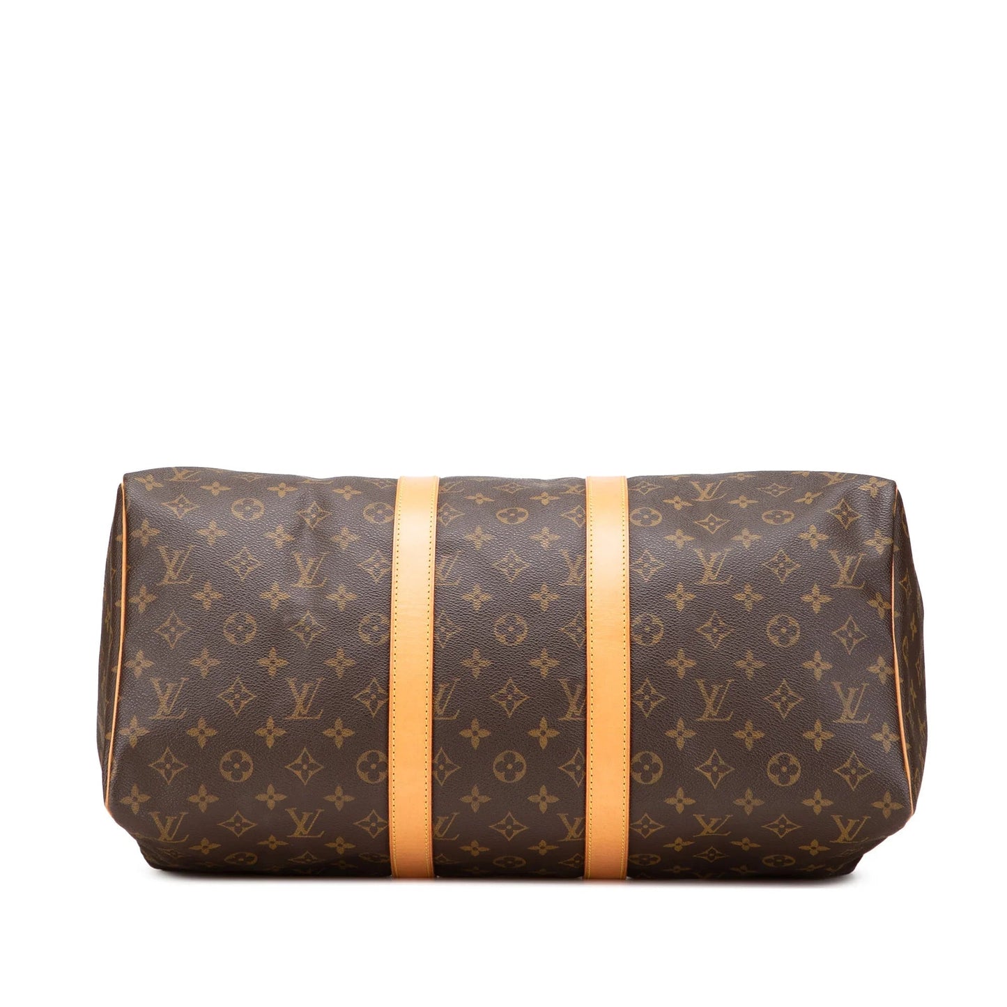 Brown Louis Vuitton Monogram Keepall 45 Travel Bag