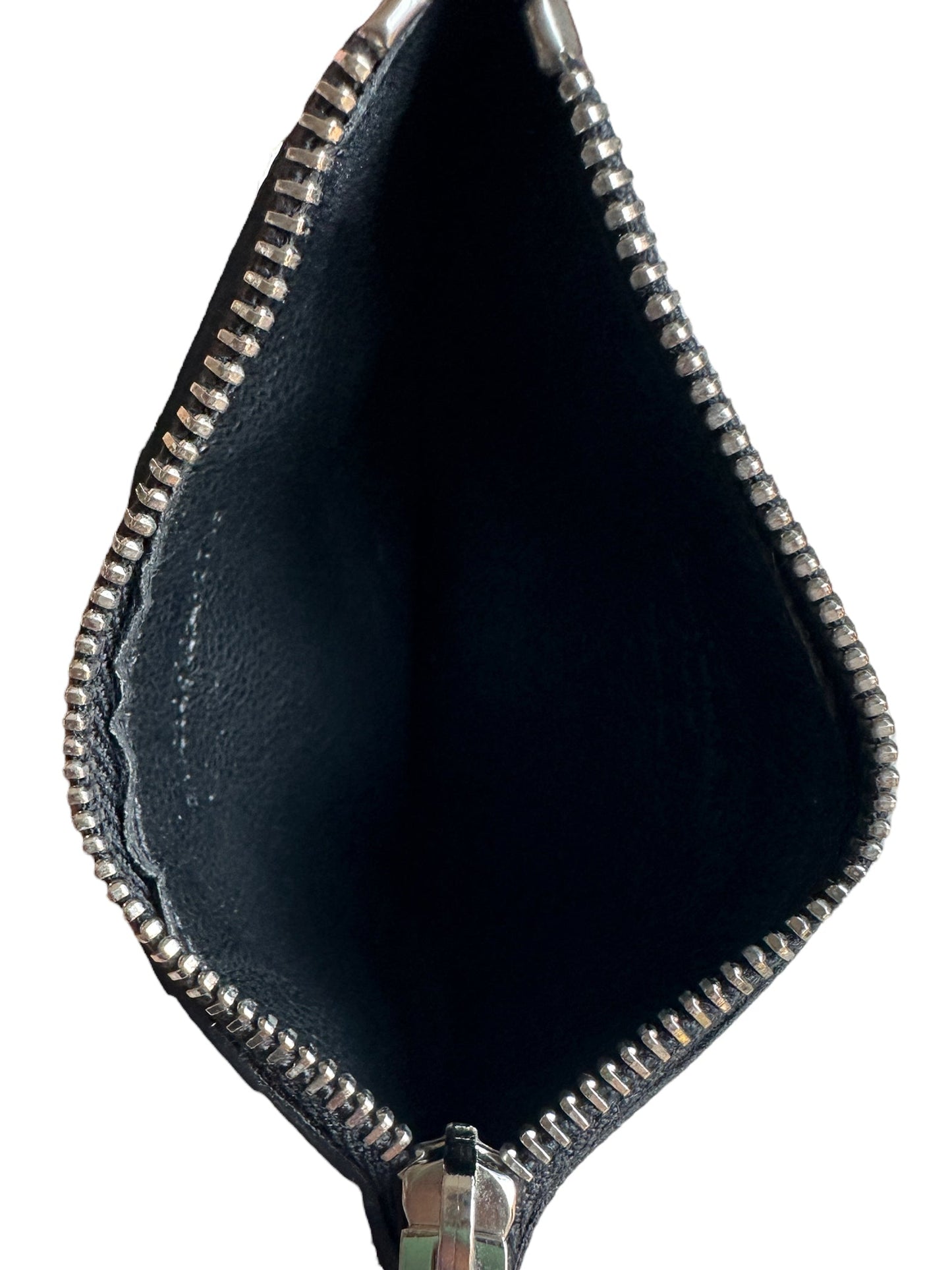 Saint Laurent Black Fragments Zipped Card Case