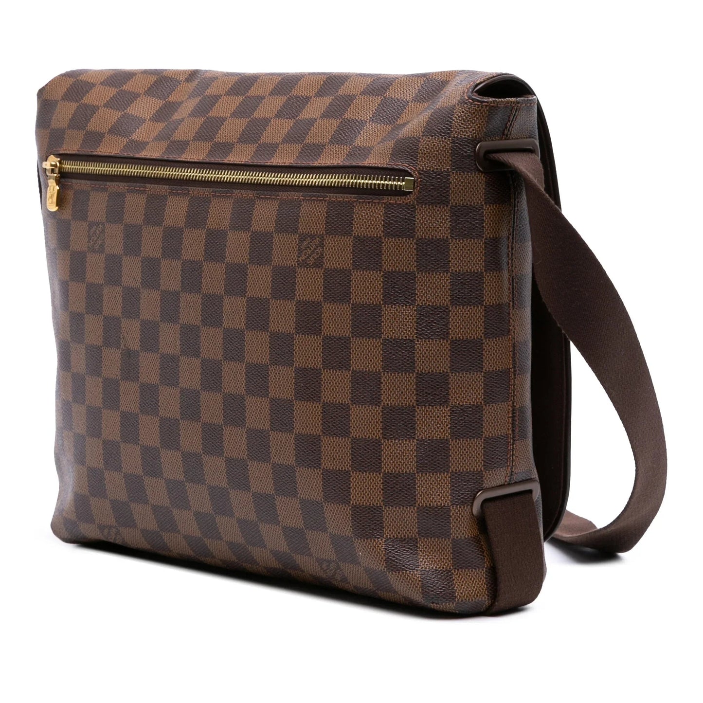 Brown Louis Vuitton Damier Ebene Brooklyn MM Crossbody Bag