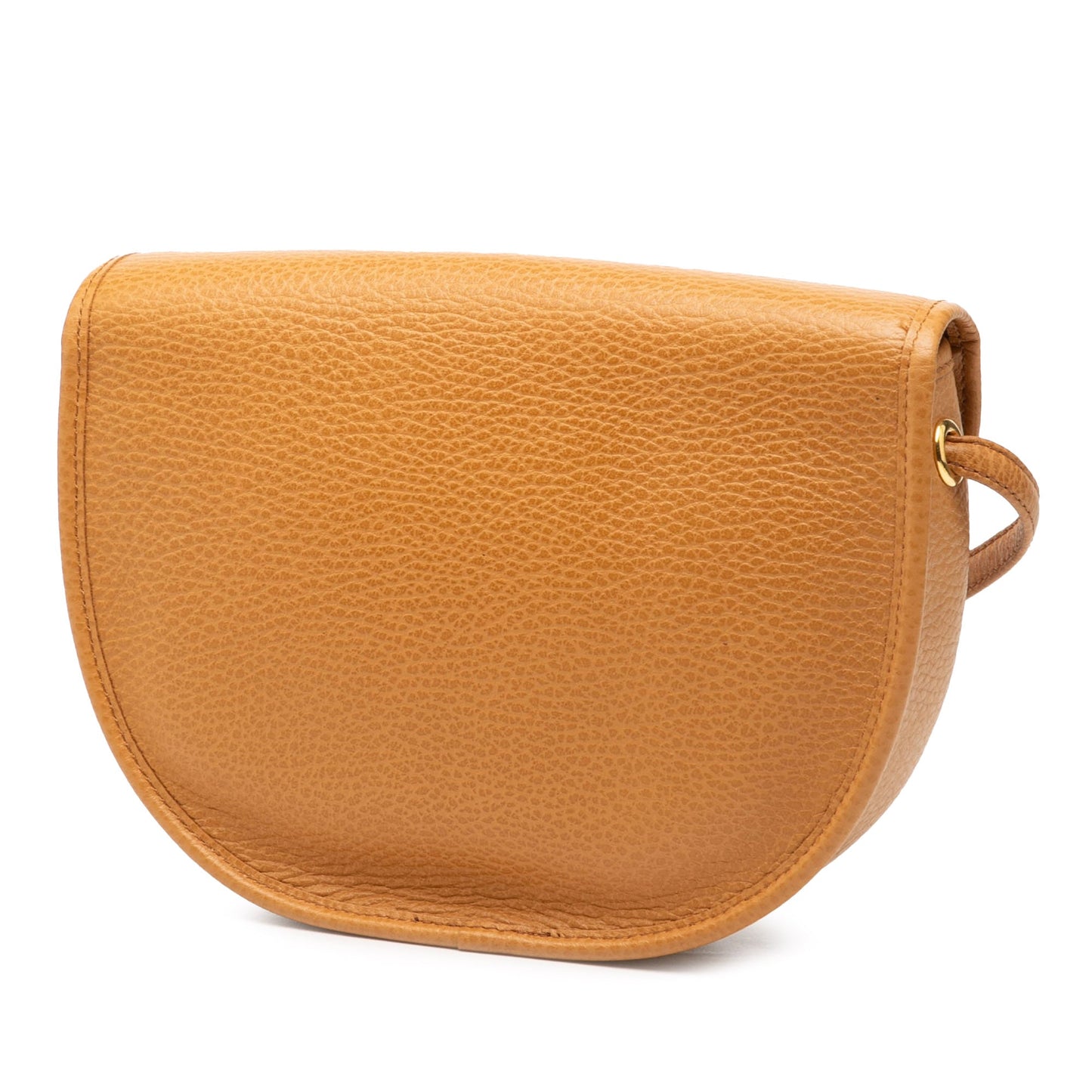 Brown Dior Pebbled Leather Crossbody