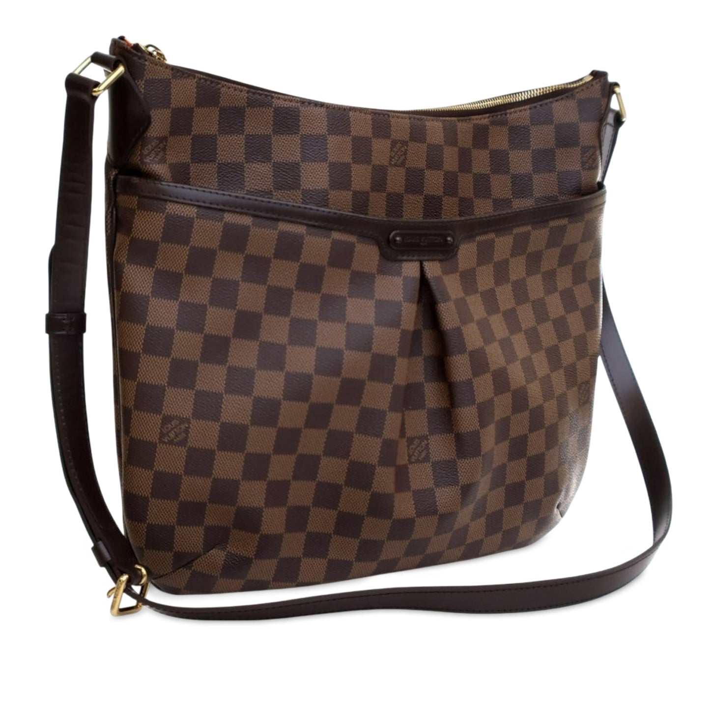 Brown Louis Vuitton Damier Ebene Bloomsbury GM Crossbody Bag