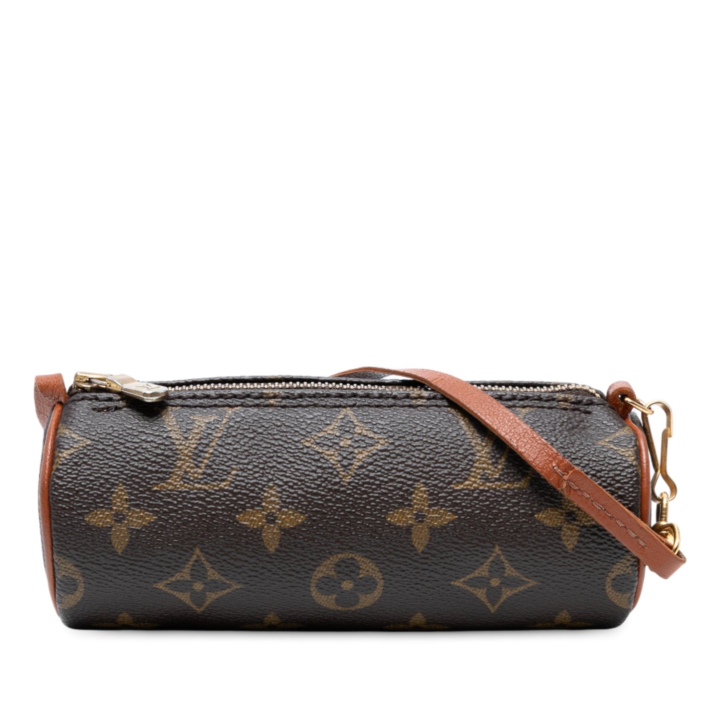 Brown Louis Vuitton Monogram Papillon Pochette Handbag