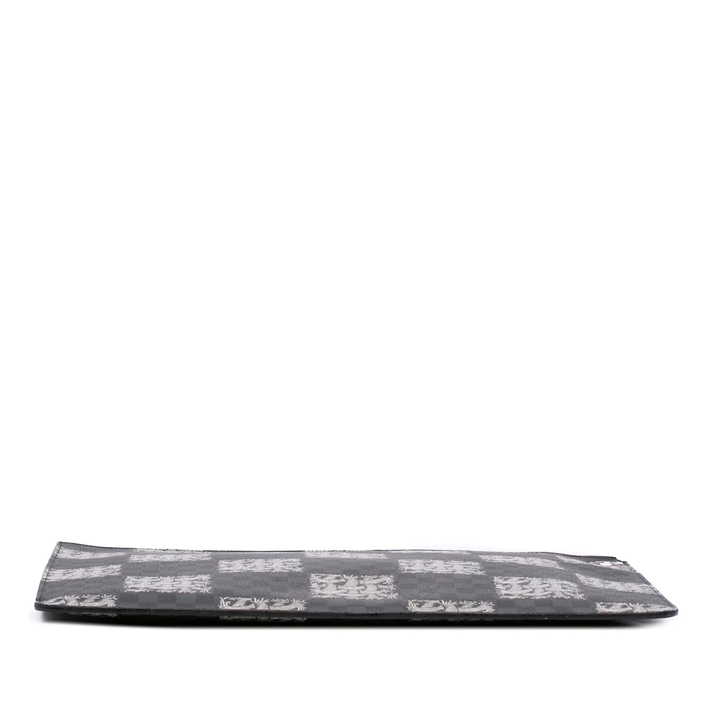 Black Louis Vuitton Christopher Nemeth Damier Graphite Rope Pochette Voyage GM Clutch Bag