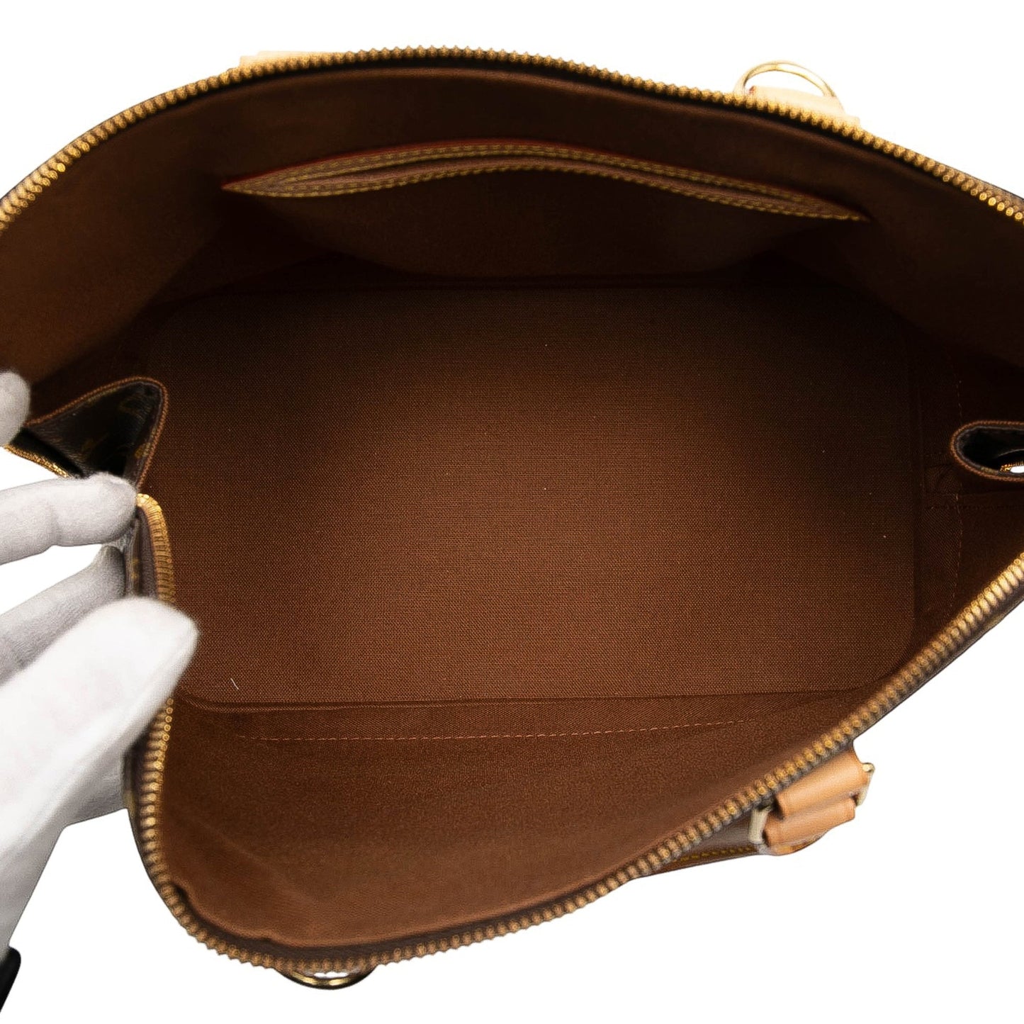 Brown Louis Vuitton Monogram Alma PM Handbag
