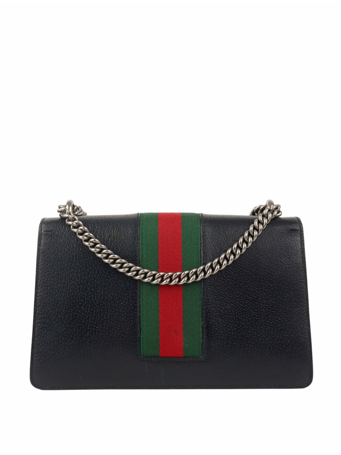 Gucci Small Black Dionysus Web Bag.