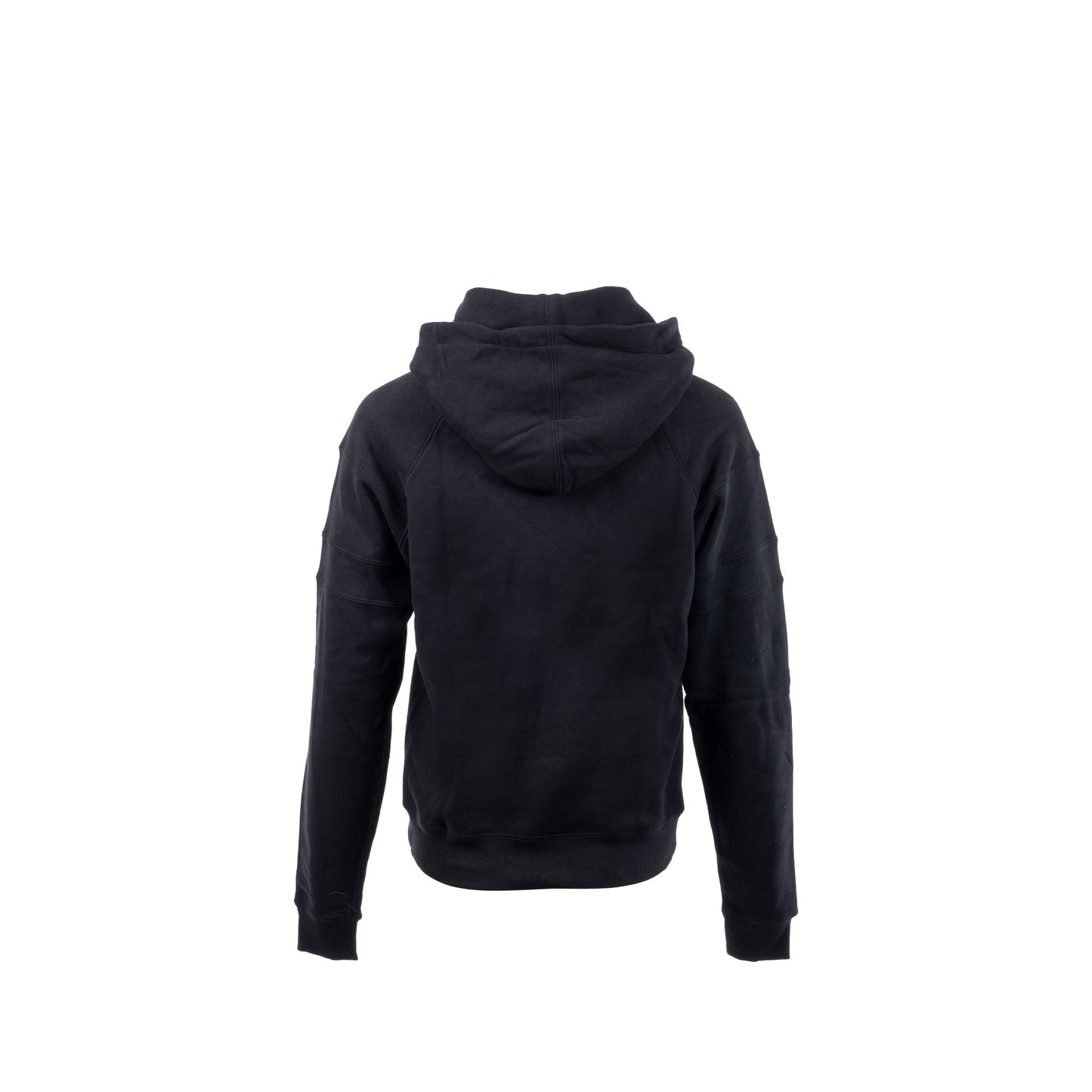 Saint laurent size letter hoodie cotton black