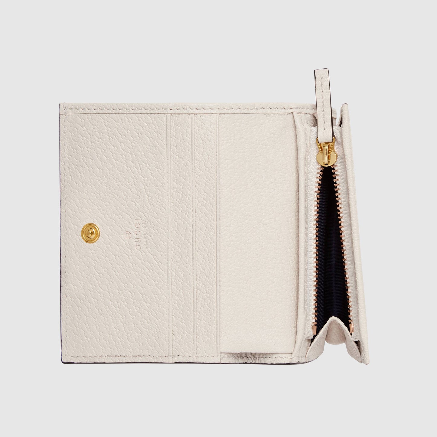 Gucci Ophidia Leather  Case Wallet White