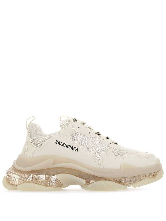 Luxury Balenciaga Trending 2026 Triple S Clear Sole Low Top Sneakers Beige