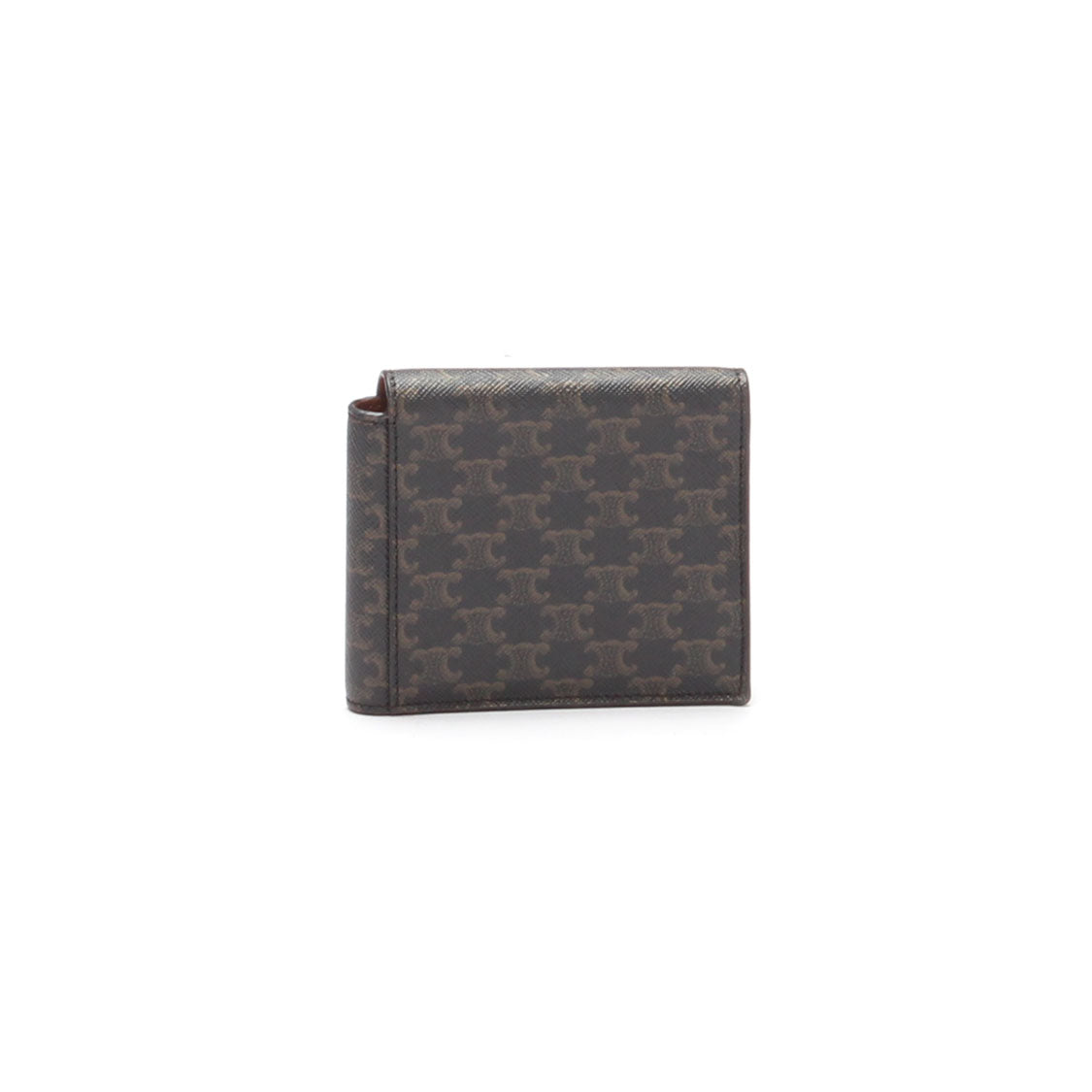 Luxury CELINE Triomphe Canvas Flap Origami Wallet