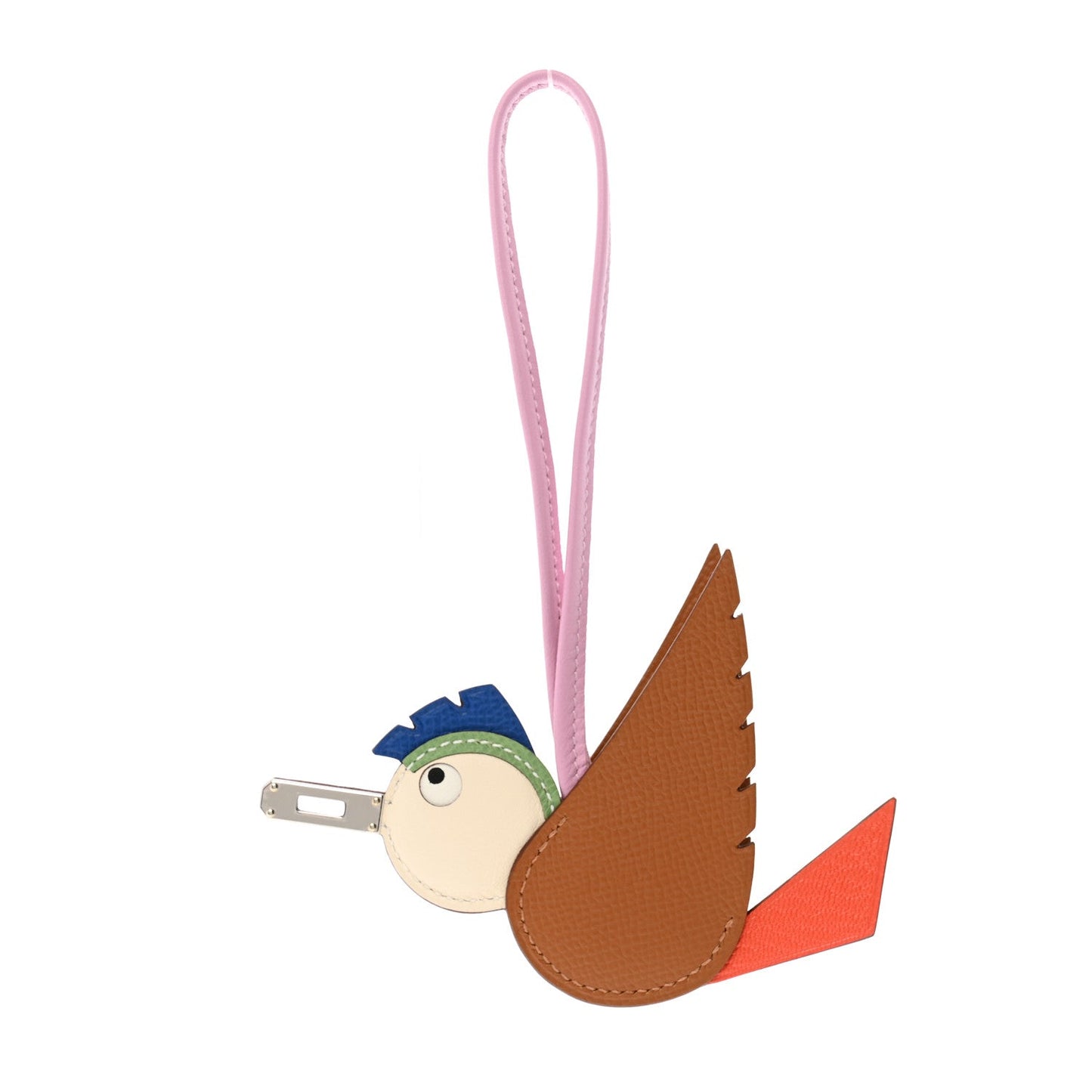 Hermes Epsom Swift Chevre Mysore Birdy Bag Charm Mauve Sylvestre Vert Poppy Gold Nata Craie