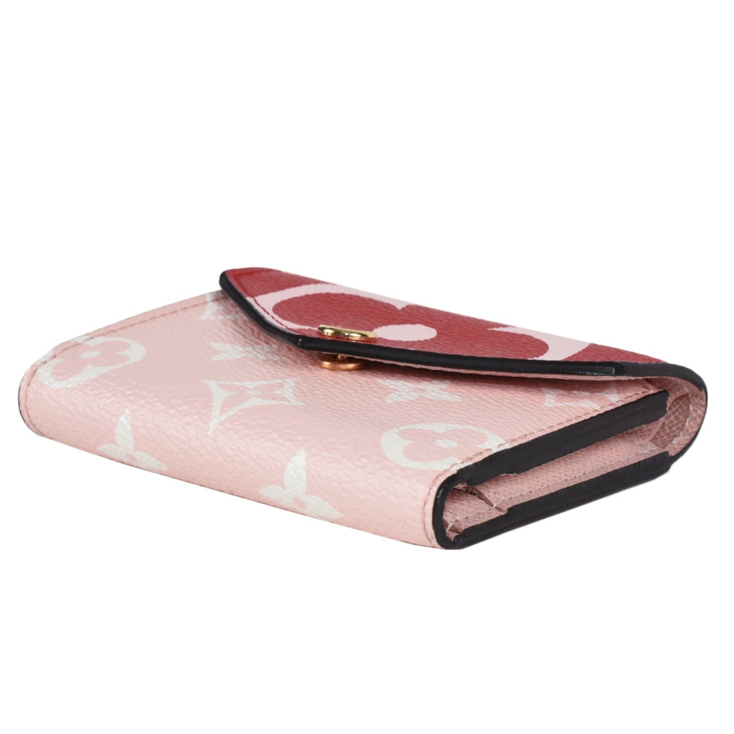 Louis Vuitton Monogram pink Color Monogram Wallet (Tri-Fold)