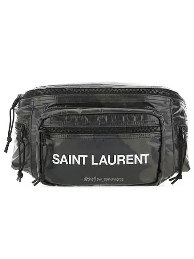 Luxury Saint Laurent Trending 2025 Nylon Logo Nuxx Cross Bag Camo