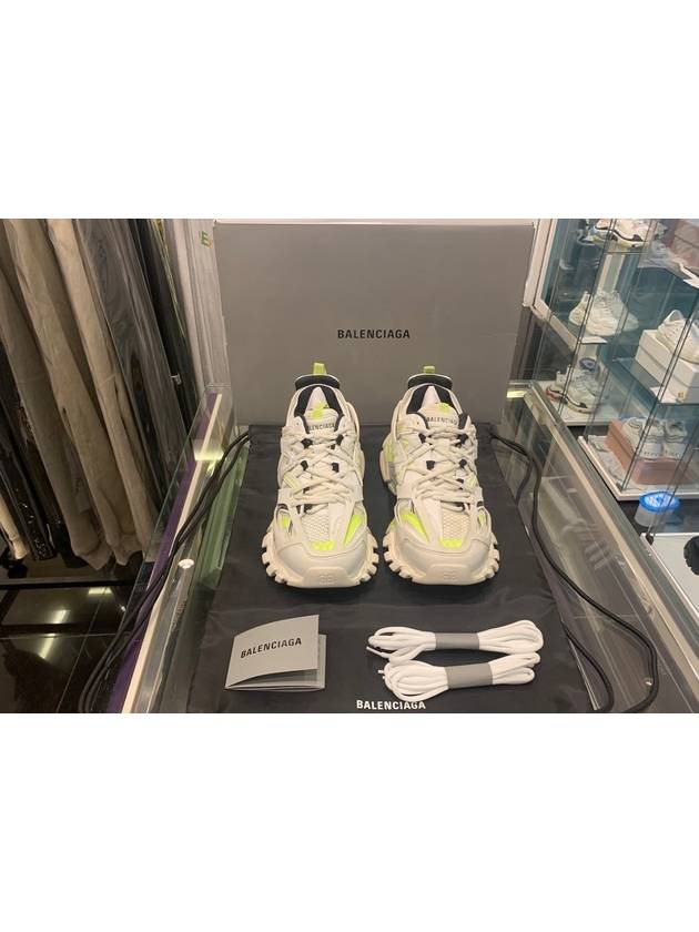 Luxury Balenciaga Trending 2026 Track Low Top Sneakers Fluo Yellow White