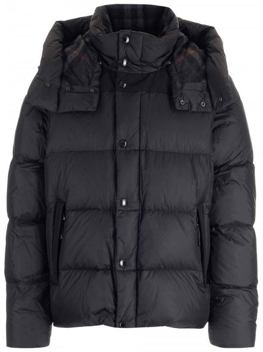 Luxury Burberry Detachable Sleeve Hoodie Padded Black