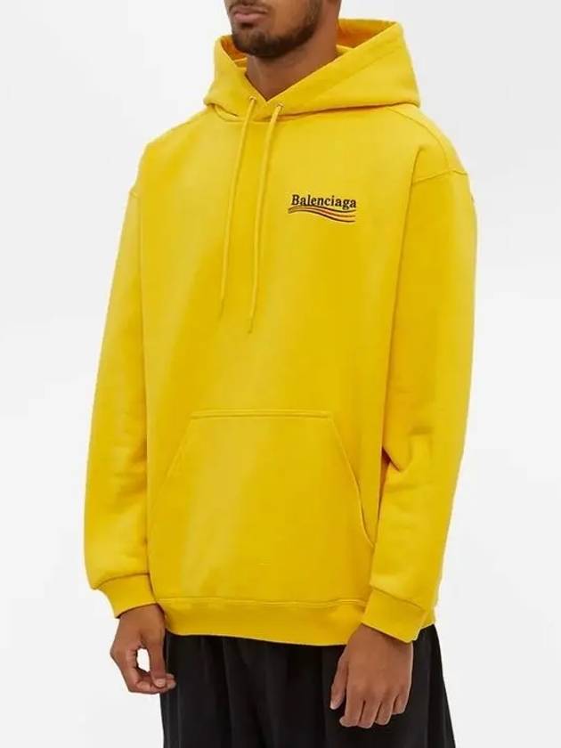 Luxury Balenciaga Trending 2026 Political Campaign Medium Fit Hoodie Yellow