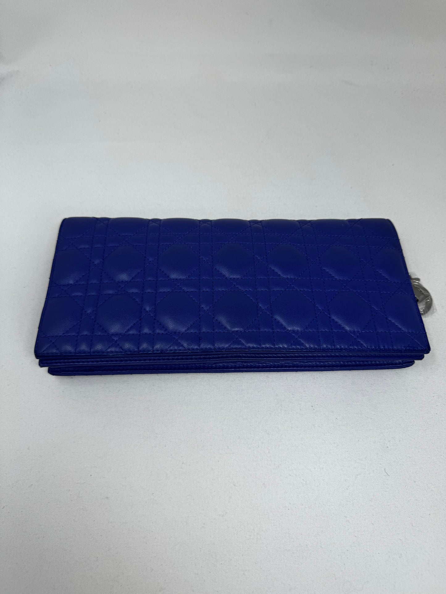 Christian Dior  Cannage Chain Shoulder Bag | Blue BJ1-07