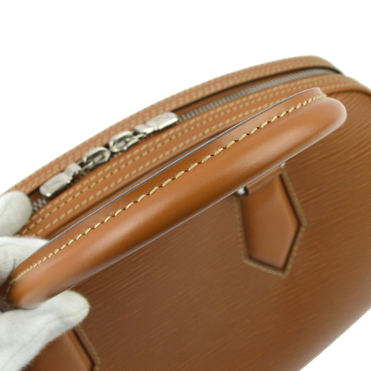 Louis Vuitton Brown Epi Jasmin Handbag M5208I