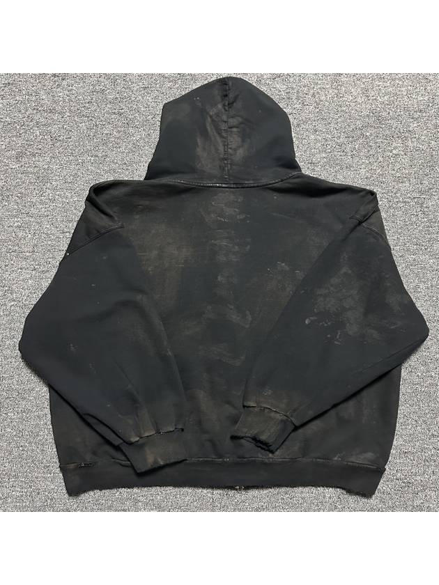 Luxury Balenciaga Trending 2026 Mud Distressed Hooded Zip Up 100