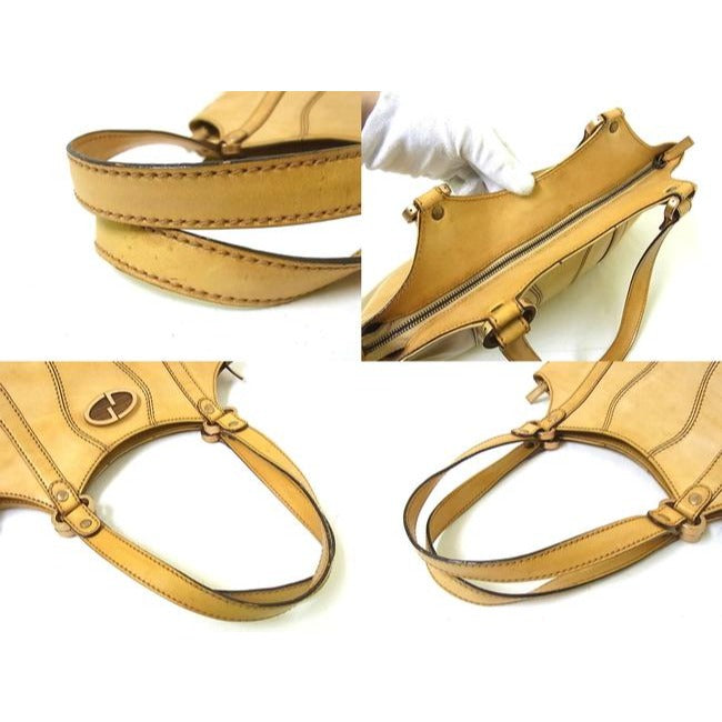 Gucci Leather Top Handle Handbag