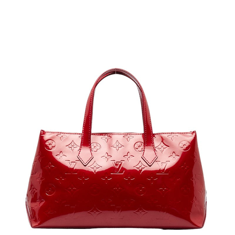 Louis Vuitton Monogram Verniss Wilshere PM Handbag M93642 Pompadour Red Patent Leather Louis Vuitton