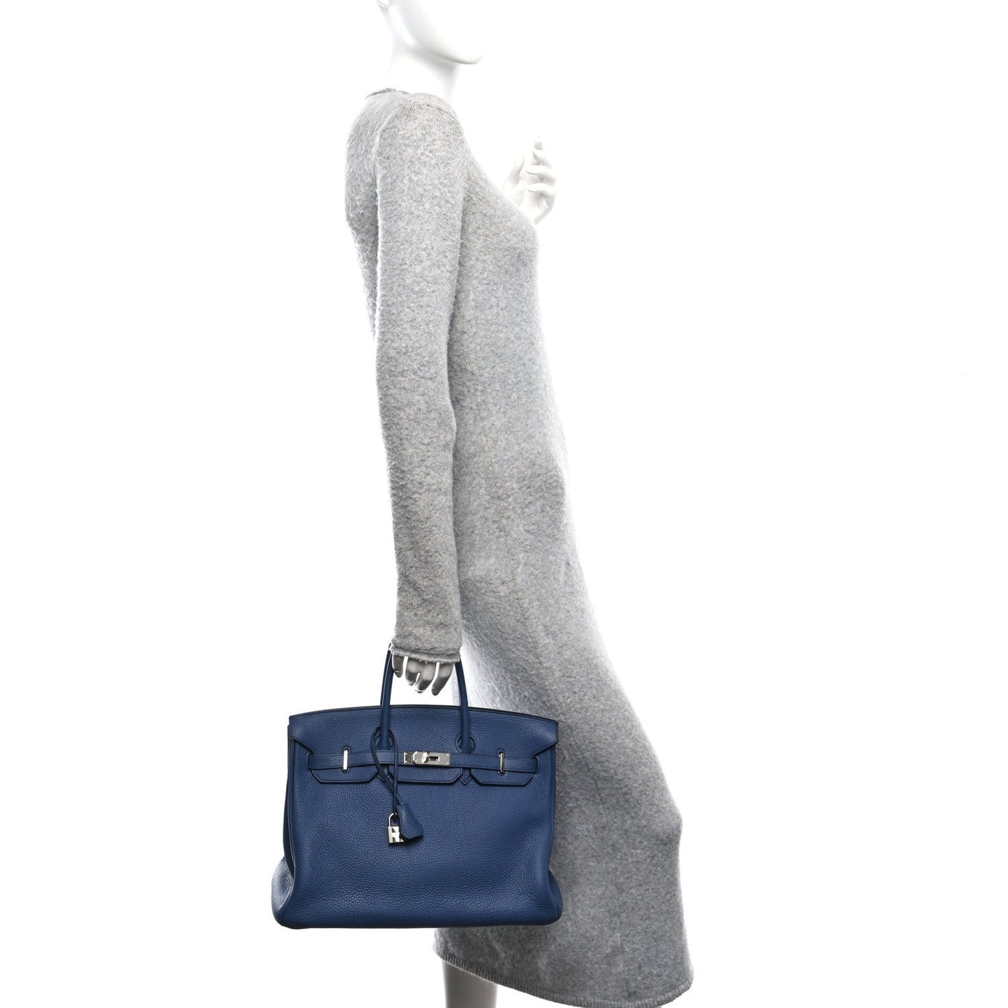 Hermes Togo Birkin 35 Bleu Brighton
