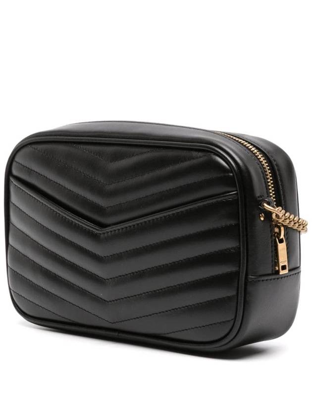 Luxury Saint Laurent Trending 2025 Lou Small Leather Cross Bag Black