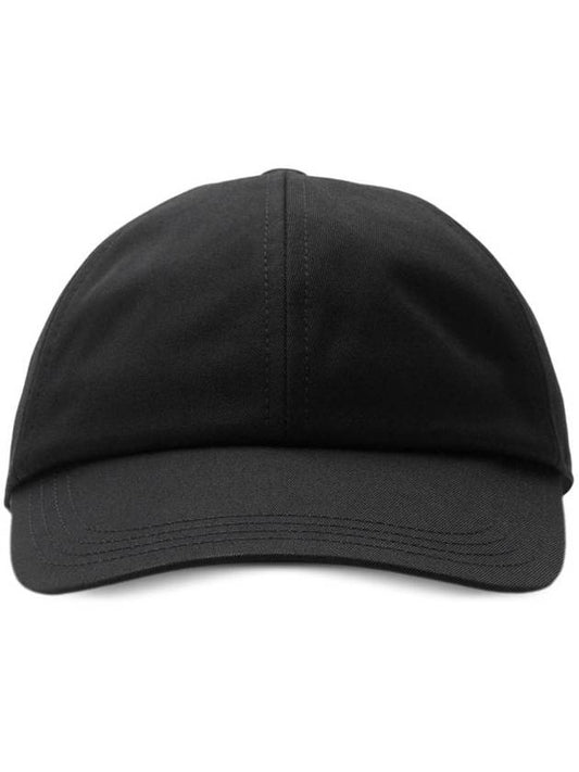 Luxury Burberry Check Lining Base Ball Cap Black