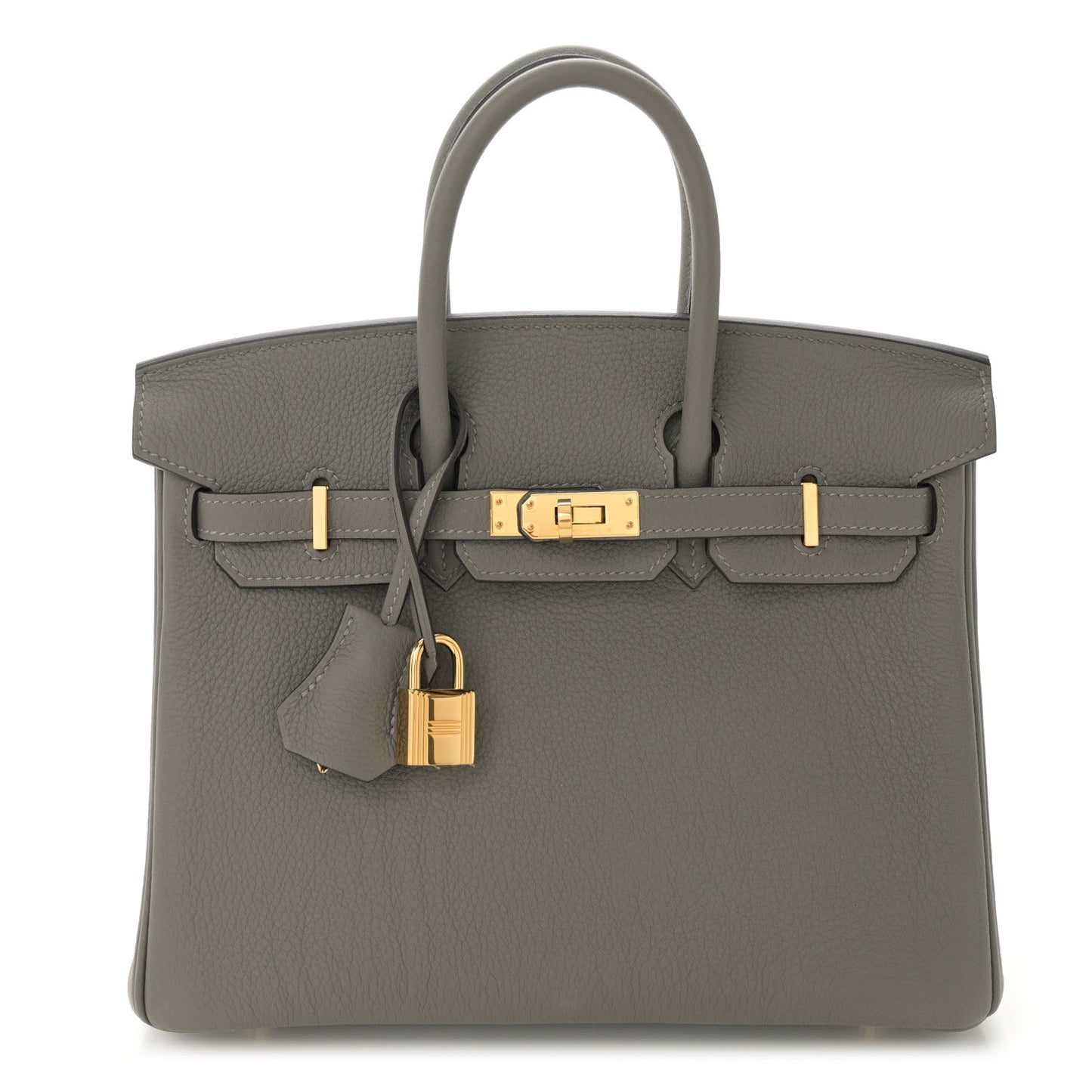 Hermes Togo Birkin 25 Gris Meyer