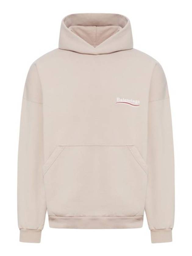 Luxury Balenciaga Trending 2026 Embroidered Logo Cotton Hoodie Light Pink