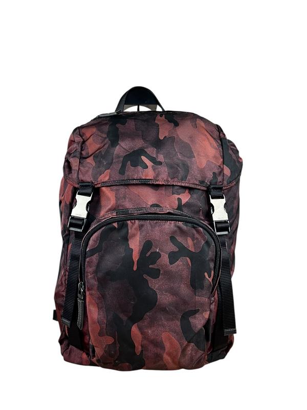 Prada Nylon Camouflage Backpack