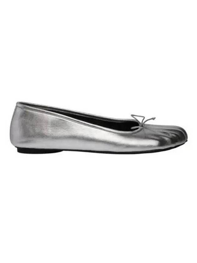 Luxury Balenciaga Trending 2026 Anatomic Metallized Ballerina Silver