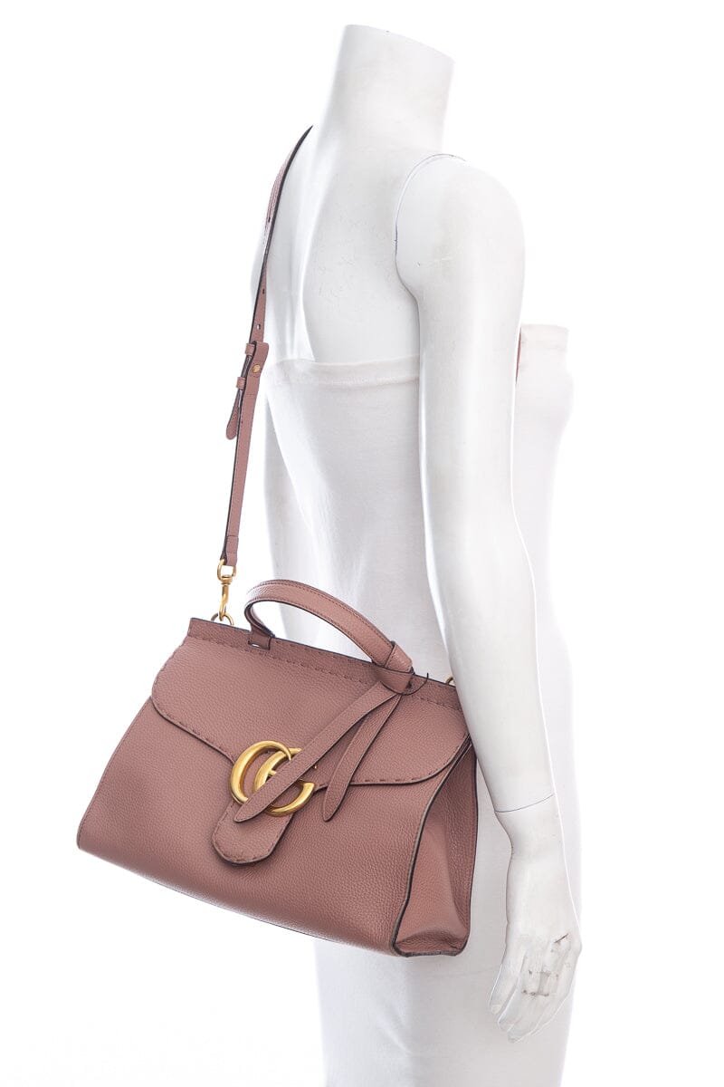 Gucci GG Marmont Pink Leather Handbag