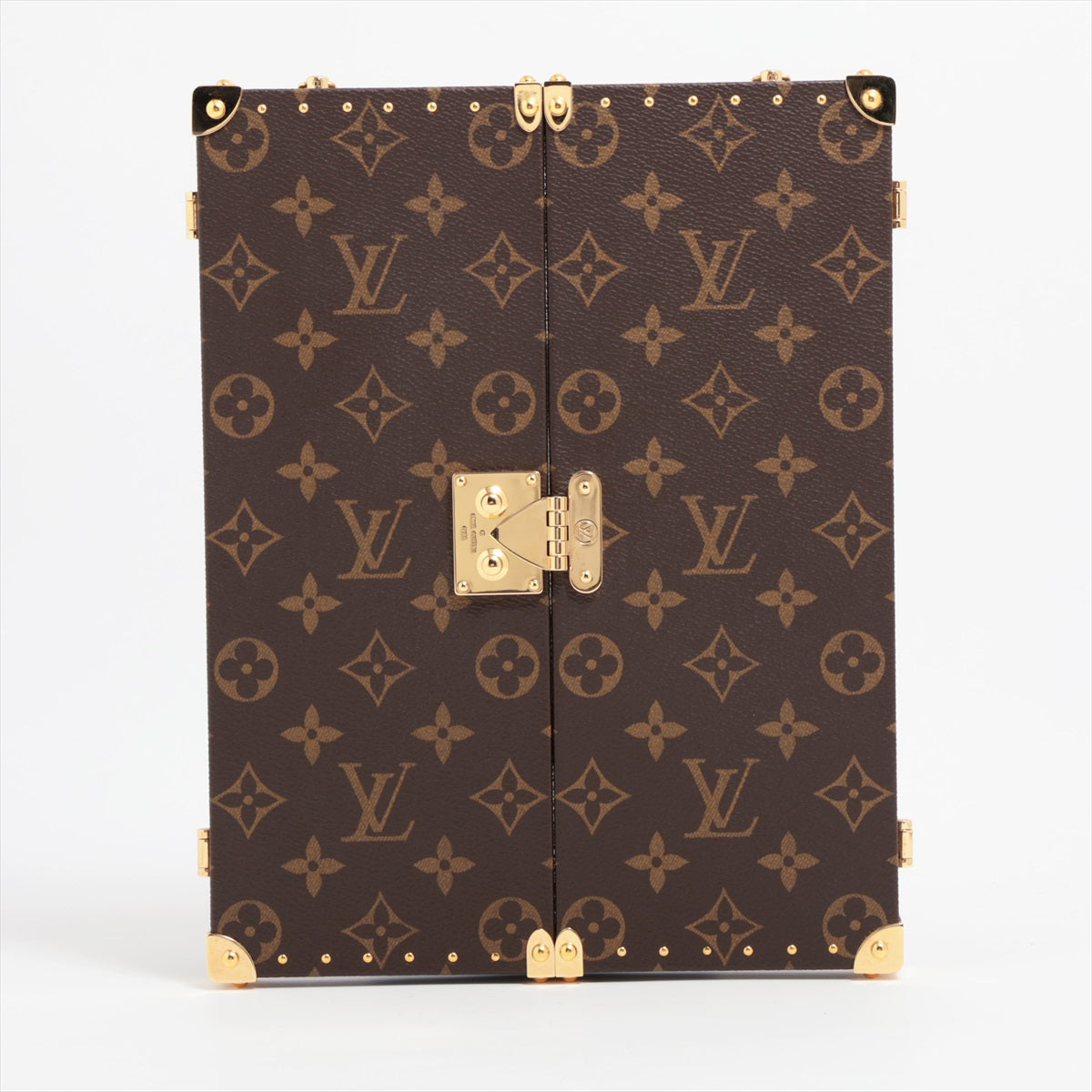 Louis Vuitton Mirror PVC Brown Triple Mirror GI0554 Home Mirror Rank