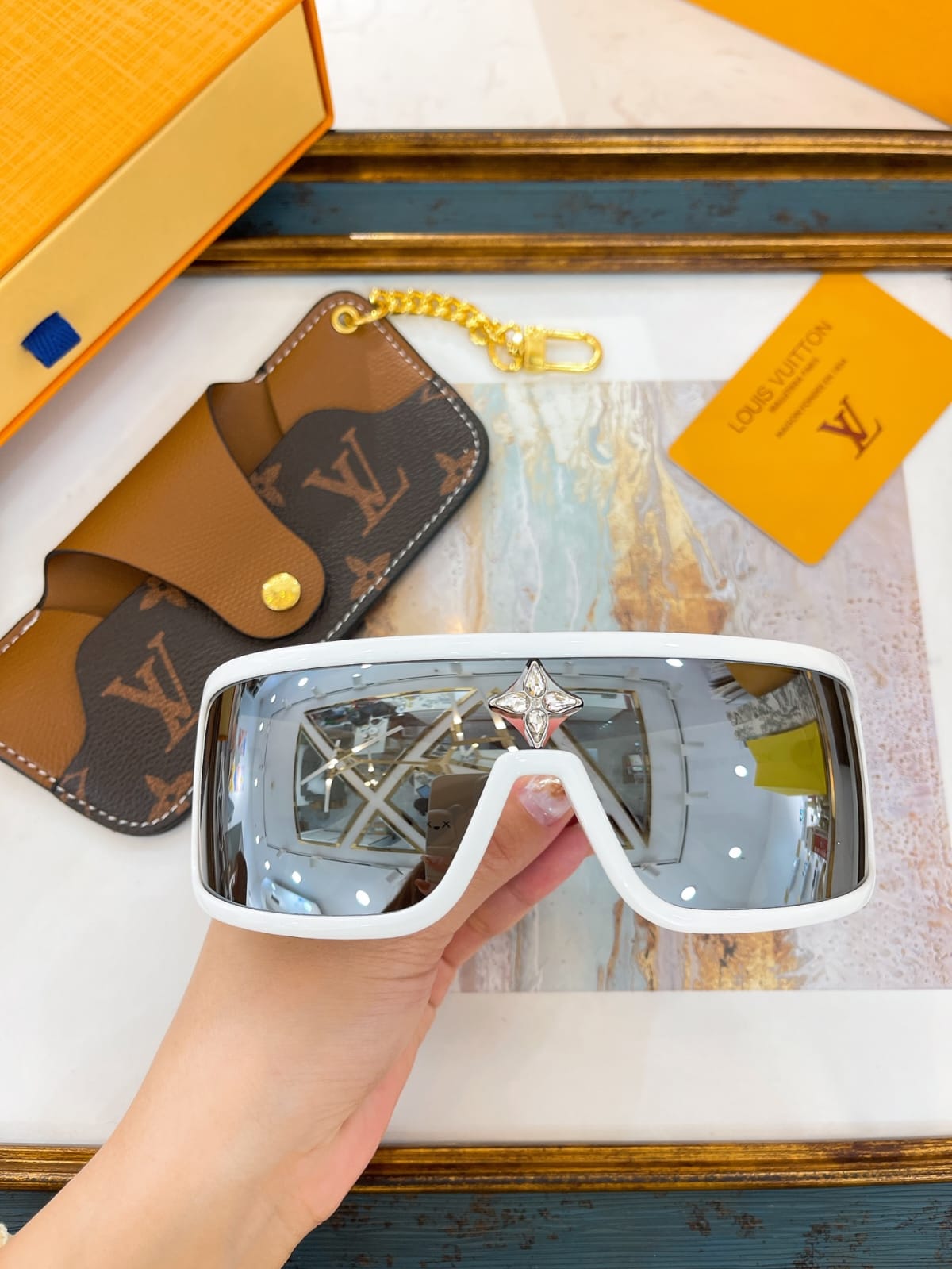 Louis Vuitton Cy  Sport Mask Sunglasses