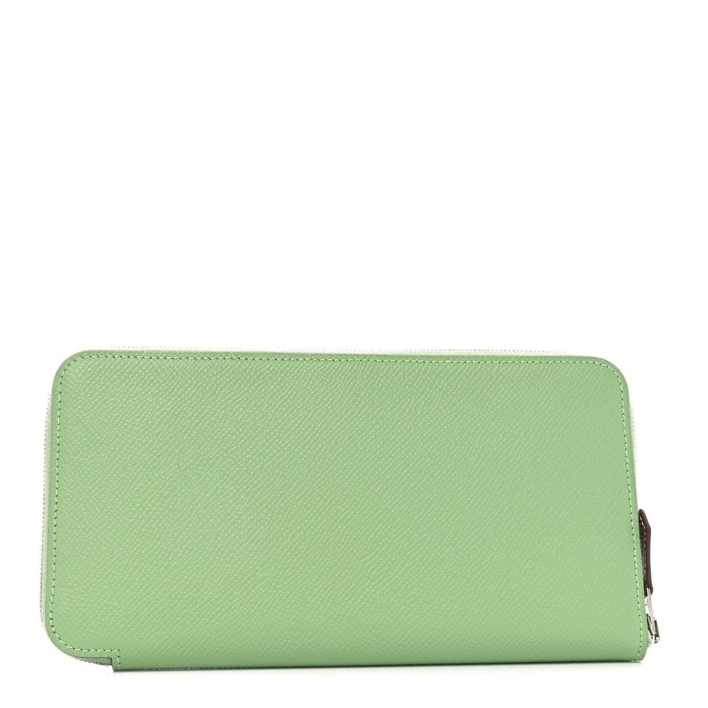 Hermes Epsom Silk'In Wallet Vert Criquet