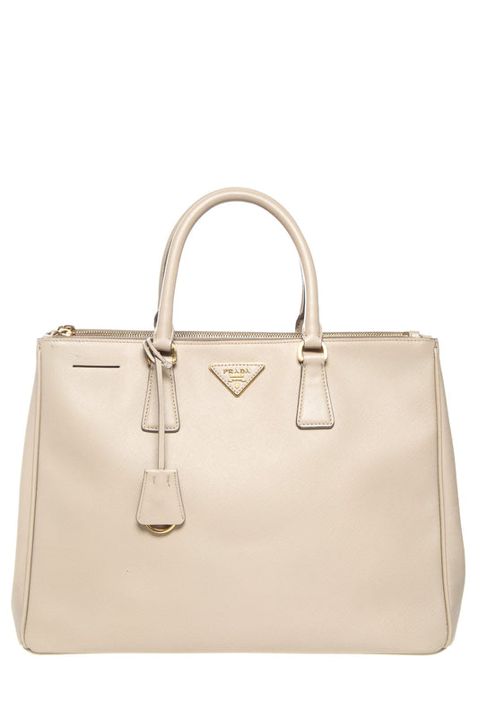 Prada Beige Galleria Saffiano Leather Handbag