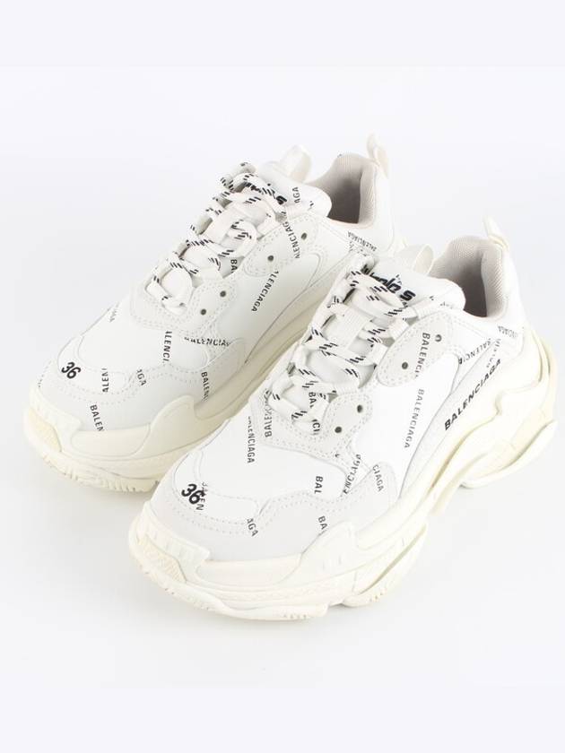Luxury Balenciaga Trending 2026 Triple S Multi Logo White 36 230