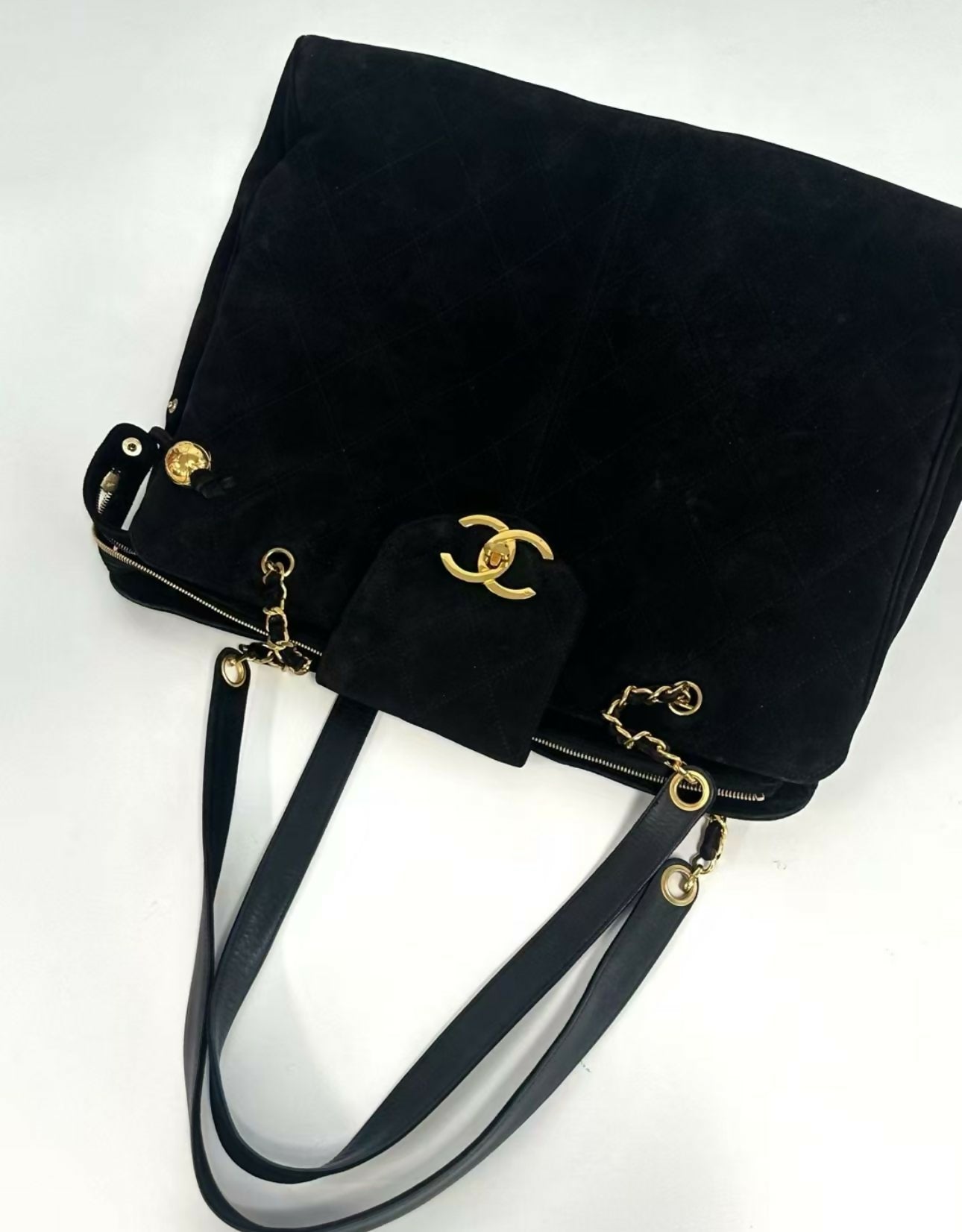 Chanel  Supermodel Weekender Suede Large Bag