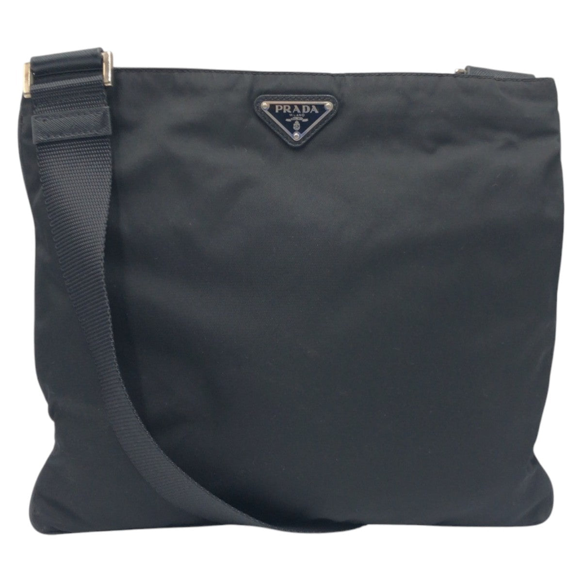 PRADA Shoulder Bag Nylon Black black Shoulder Bag Unisex Test Triangular logo Women
