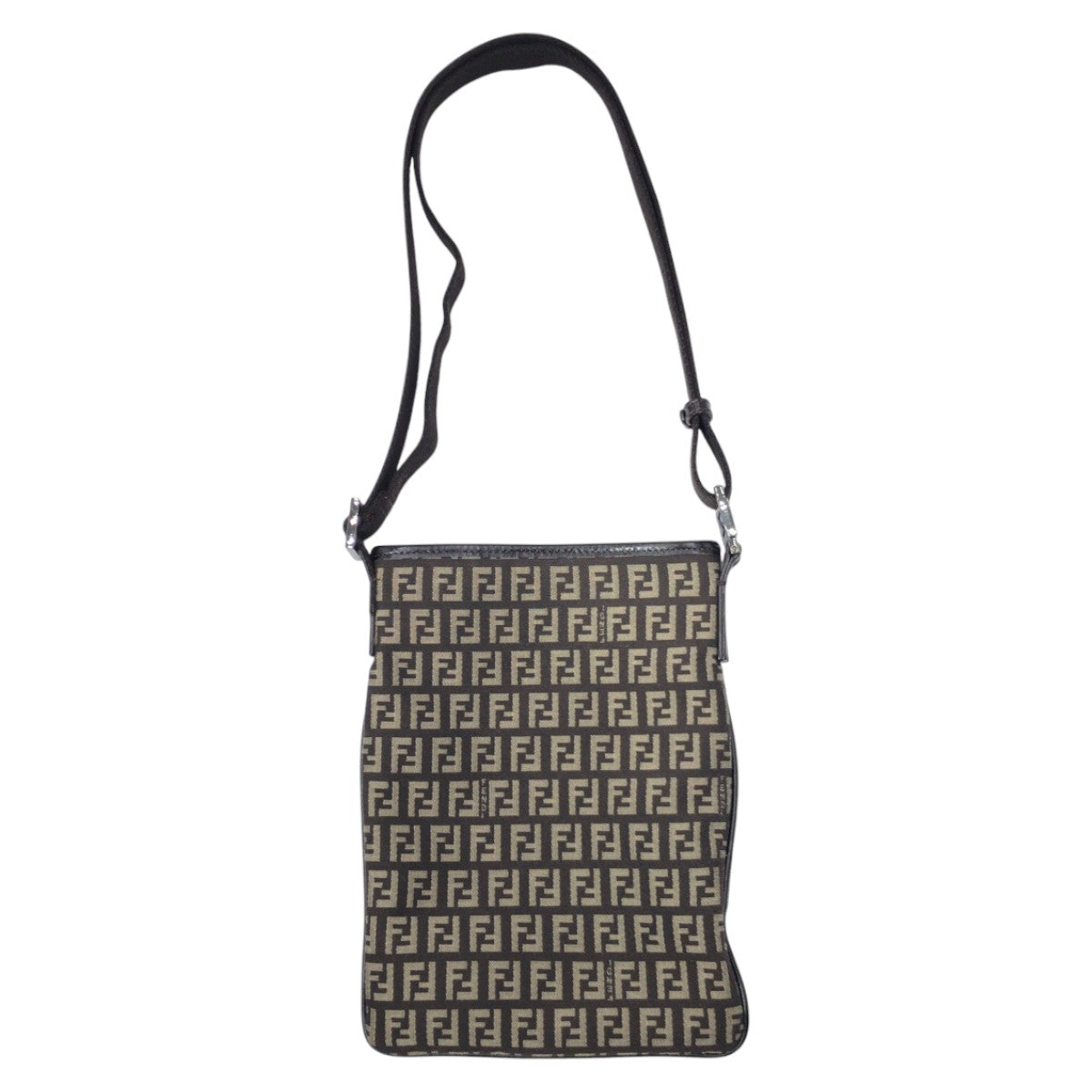 FENDI Shoulder Bag 2305 8BT079 JQ4 049 canvas Brown Shoulder bag, pochette, unisex Zucchino Women
