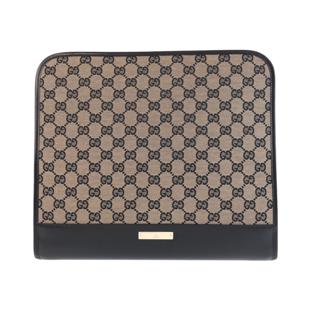 GUCCI Business bag 019 0434 GG canvas beige black black