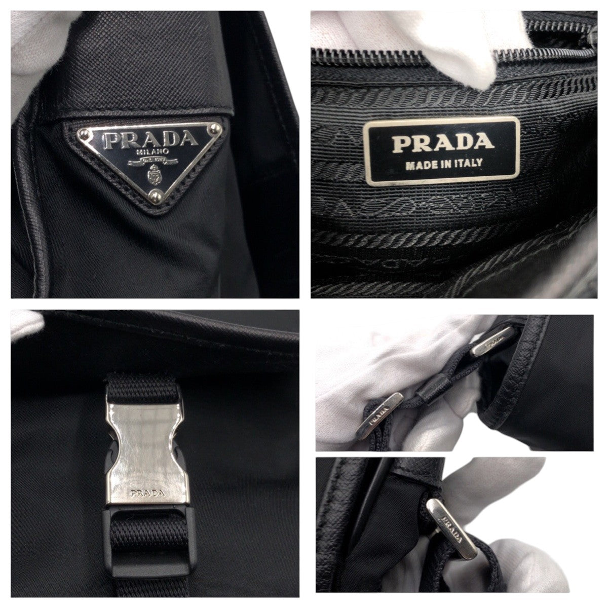 Prada Tessuto Nylon Shoulder Bag
