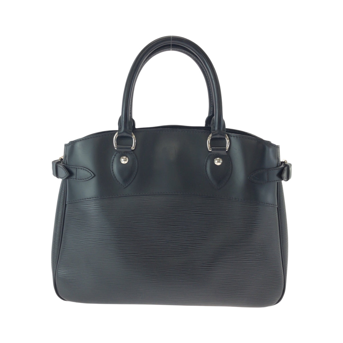 LOUIS VUITTON Handbag M59262 Epi Leather Noir Black SilverMetal Epi Passy PM