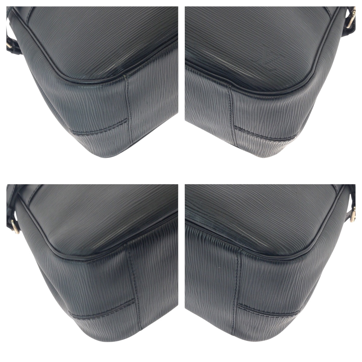 LOUIS VUITTON Handbag M59262 Epi Leather Noir Black SilverMetal Epi Passy PM