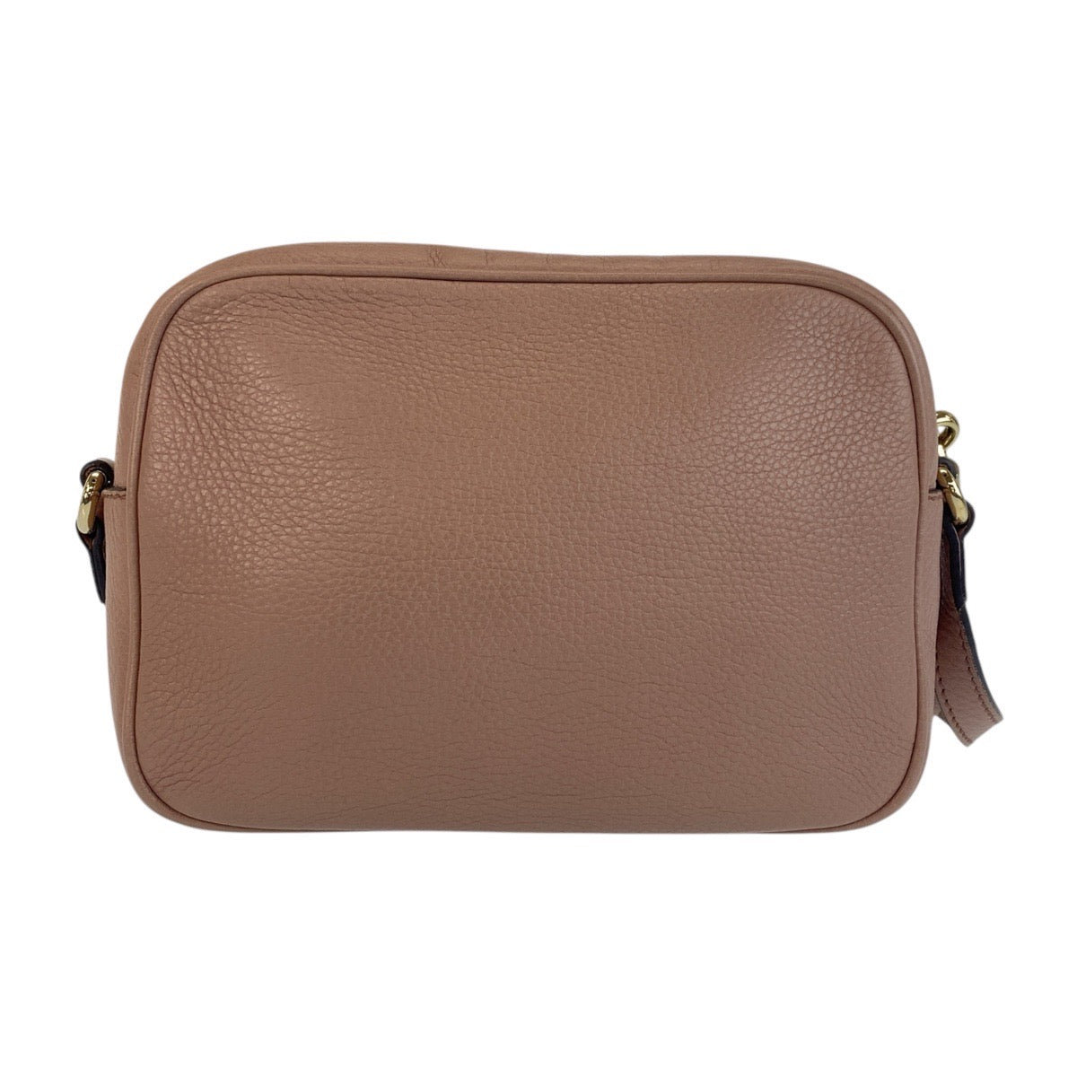 GUCCI Shoulder Bag 303364 leather Pink Beige Gold Metal Soho