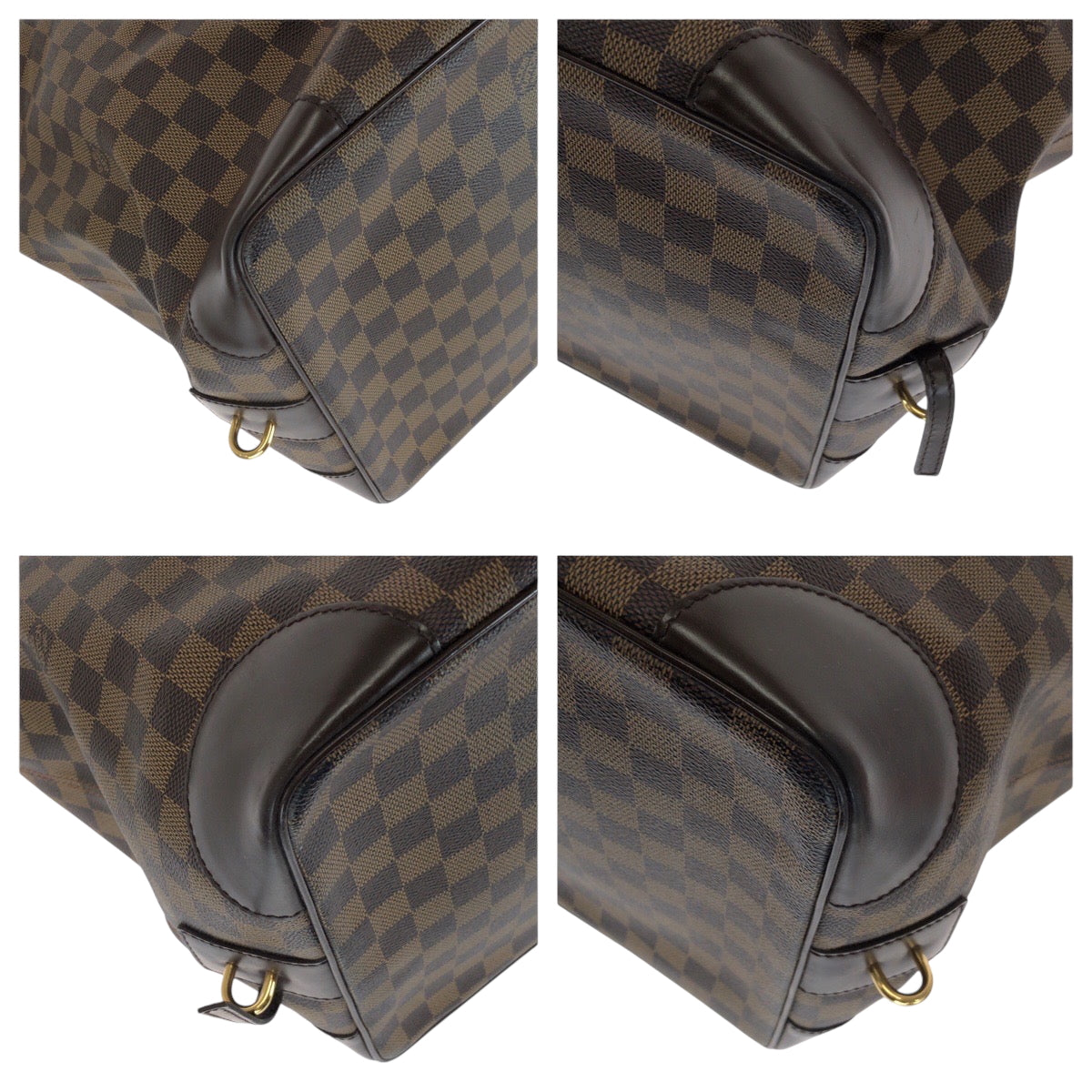 LOUIS VUITTON Boston Duffel bag N41537 PVC Brown Boston Duffel bag Handbag Damier Vaslab Women Used
