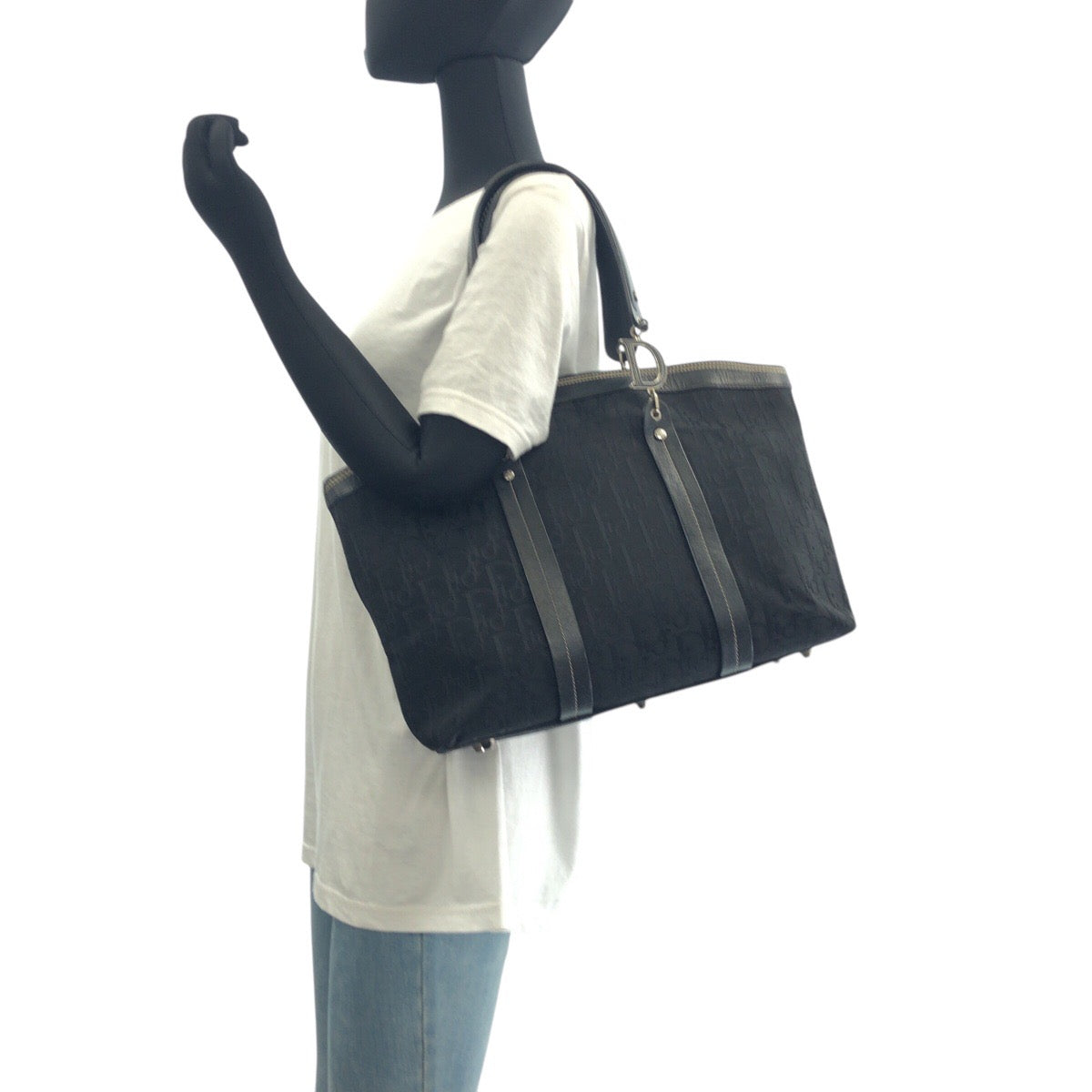 Dior Trotter Canvas/Leather 2way Tote Bag