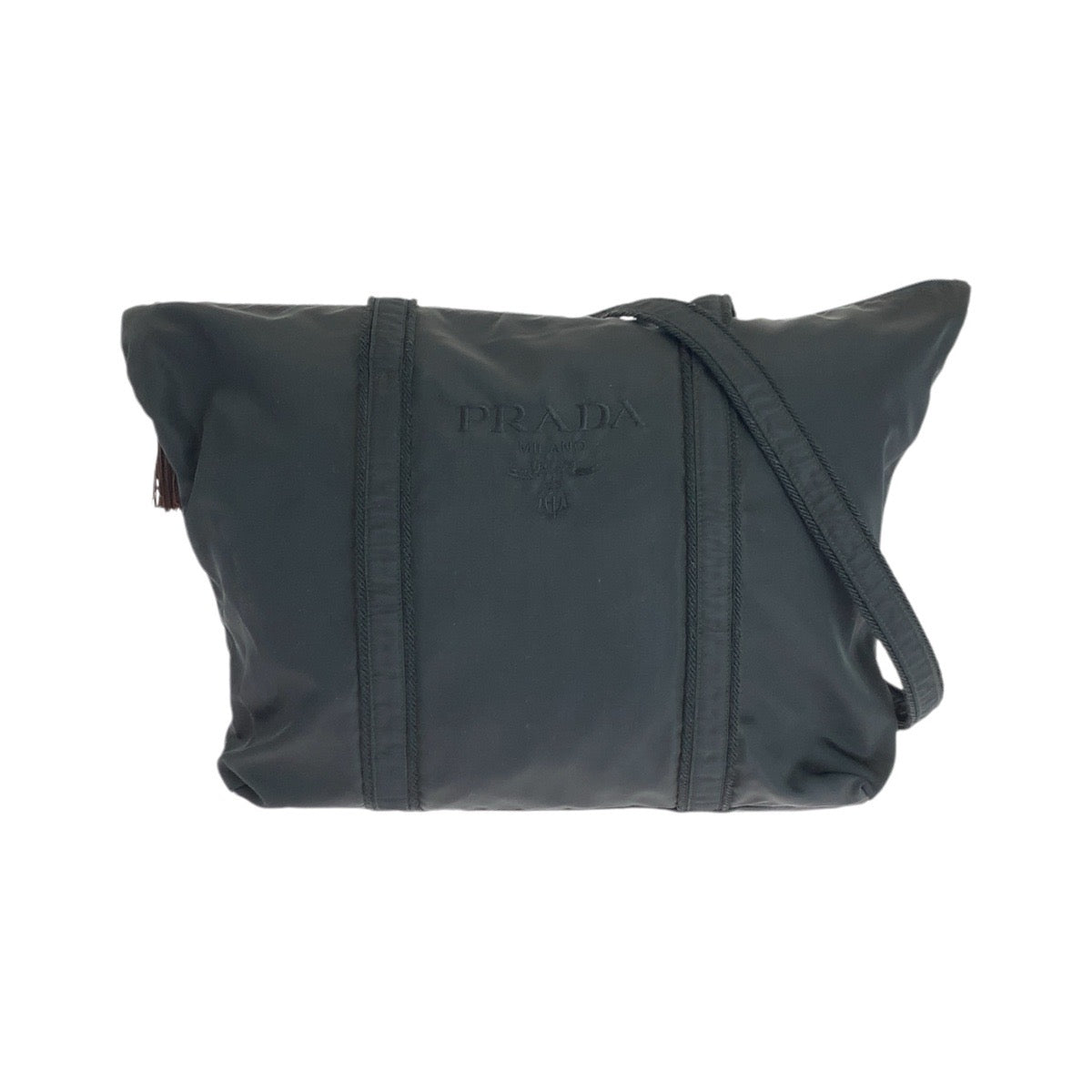 Prada Tessuto Logo Embroidery 2way Tote Bag