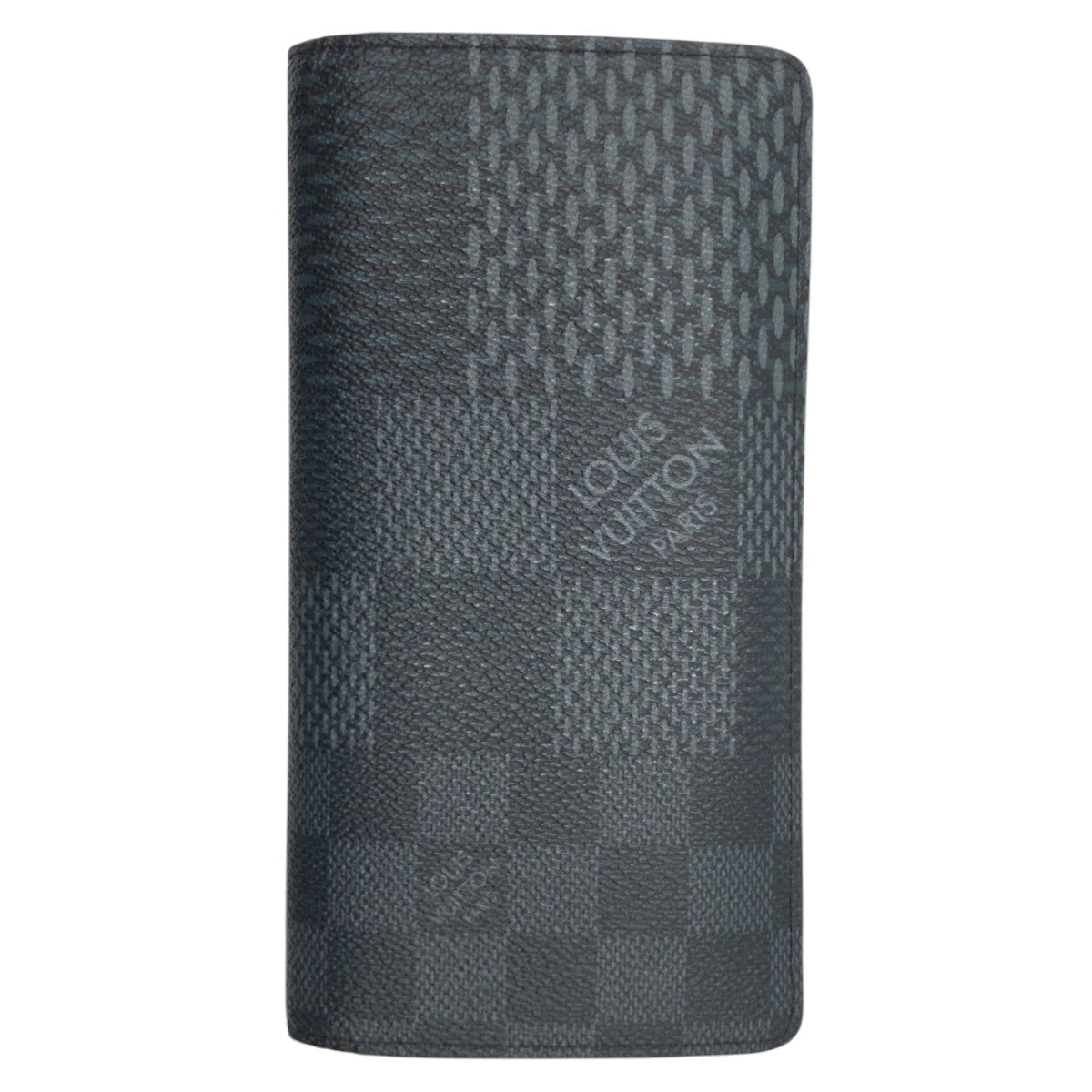 LOUIS VUITTON Long Wallet Purse N60436 PVC Black black Long Wallet Purse Damier Graphite 3D Portefeuille Brother NM mens